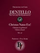 Christus natus est Op. 27 Orchestra sheet music cover